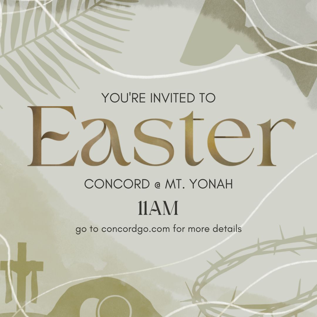 Easter Invites | Concord Baptist Church